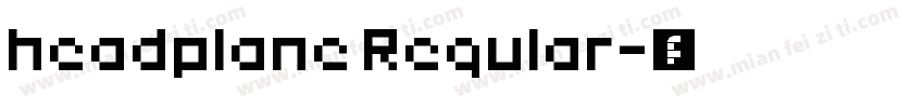 headplane Regular字体转换